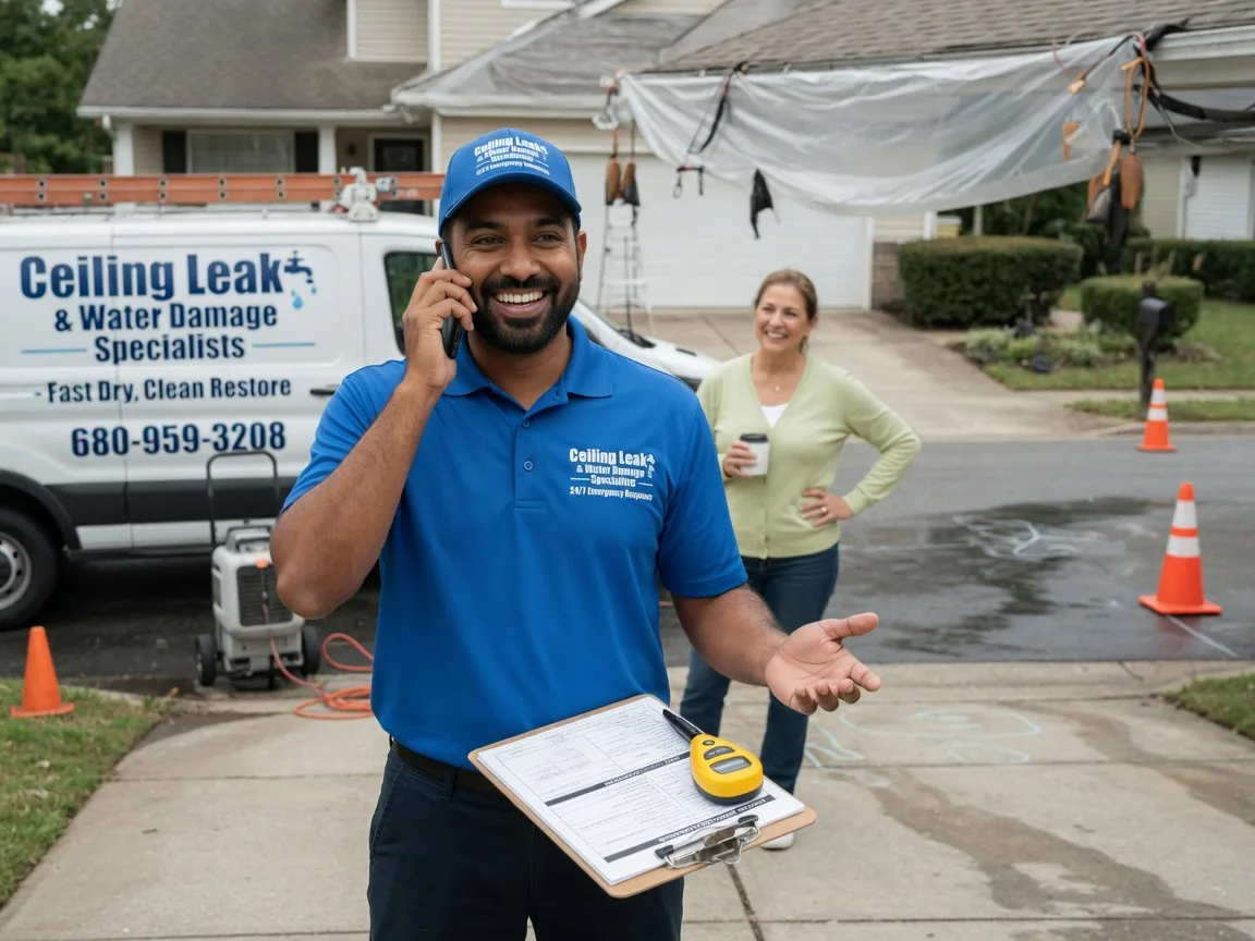 Ceiling Leak Cleanup Midland, VA FAQs