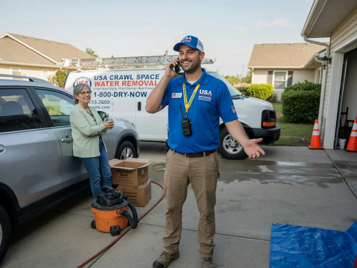 Crawl Space Water Removal Midland, VA FAQs